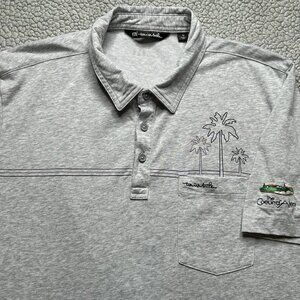 Travis Mathew Polo Mens Extra Large Coeur d'Alene Golf Resort Idaho Performance
